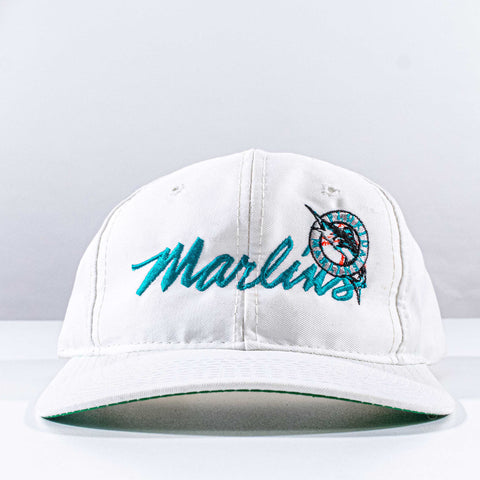 Florida Marlins The Game Script Snapback Hat