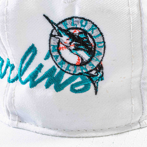 Florida Marlins The Game Script Snapback Hat