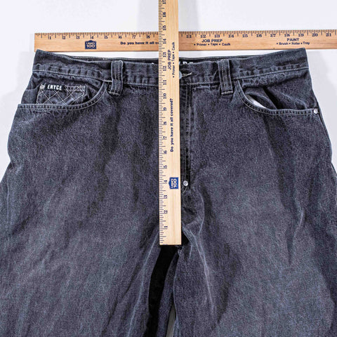 ENYCE Baggy Embroidered Jeans Hip Hop Skate