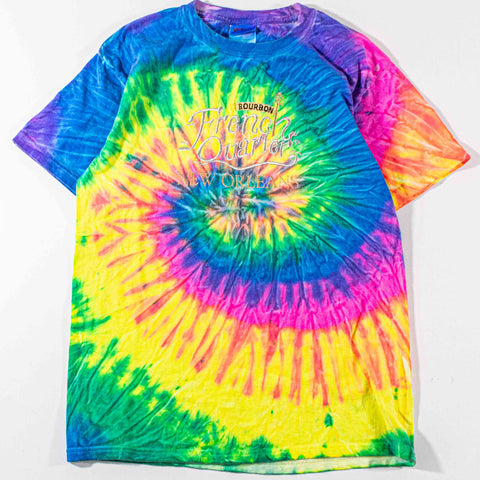 French Quarter New Orleans Tie Dye Embroidered T-Shirt