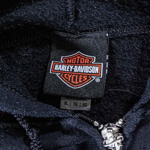 Harley Davidson Eagle Zip Hoodie Sweatshirt