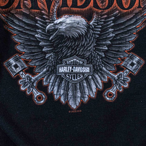 Harley Davidson Eagle Zip Hoodie Sweatshirt