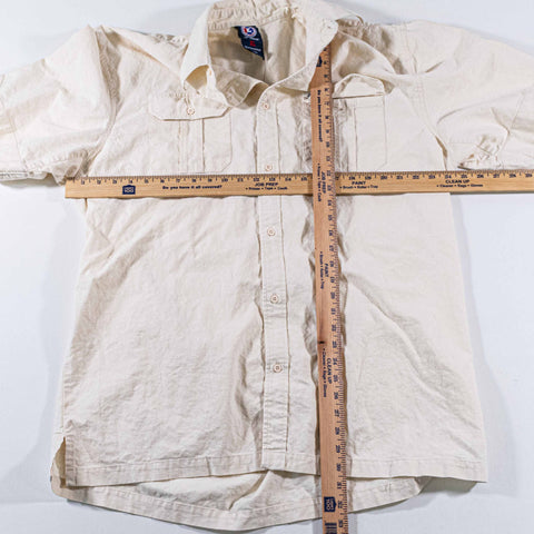 G-Unit Military Linen Blend Short Sleeve Shirt