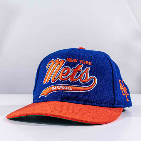 Starter New York Mets Script Wool Snapback Hat