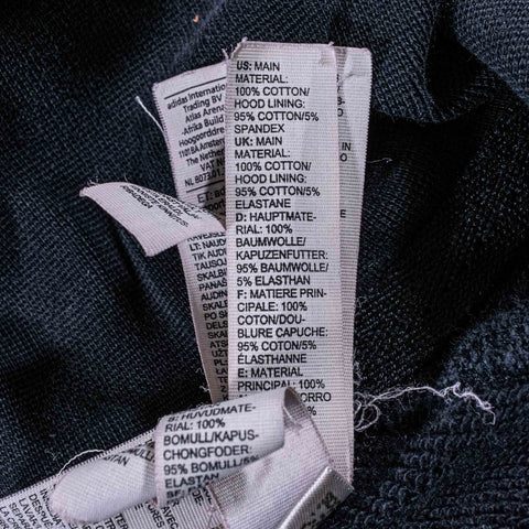 Adidas Reigning Champ Zip Hoodie Sweatshirt Faded