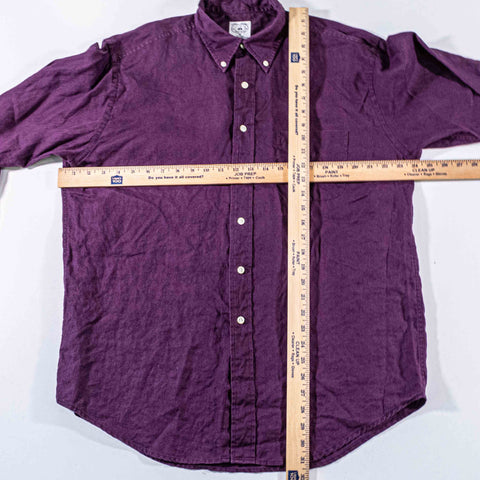 Brooks Brothers All Linen Button Down Shirt