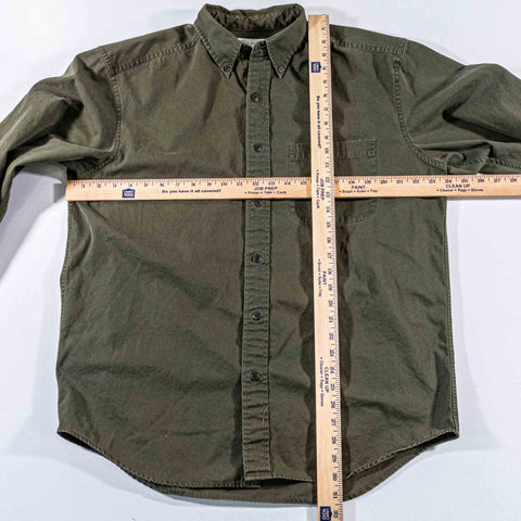 Banana Republic Green Safari Button Down Shirt
