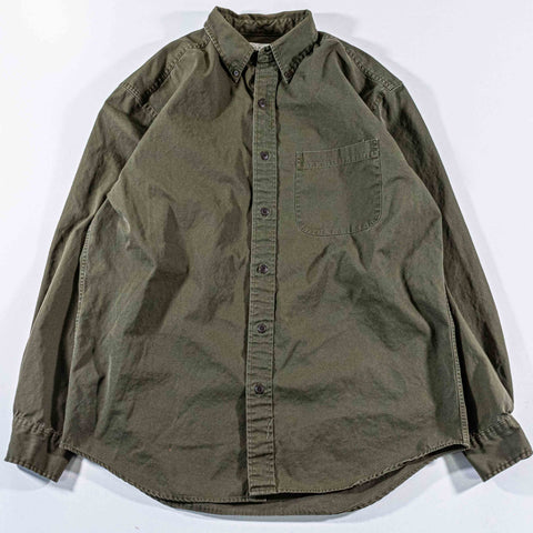Banana Republic Green Safari Button Down Shirt