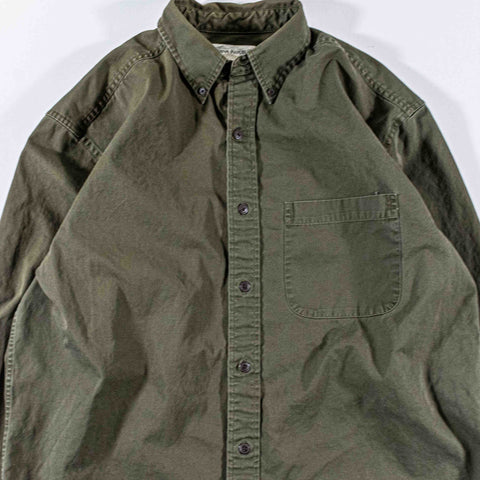 Banana Republic Green Safari Button Down Shirt