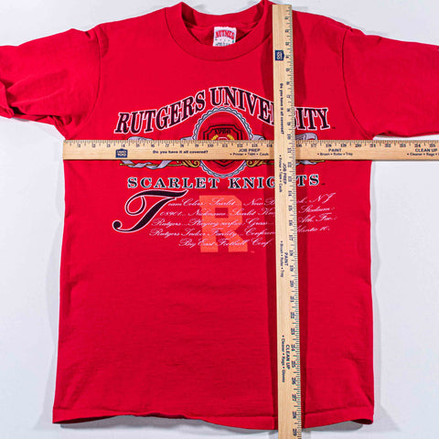 Rutgers University Scarlet Knights Crest Nutmeg Mills T-Shirt