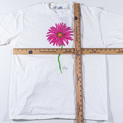 Pink Daisy Flower Art T-Shirt