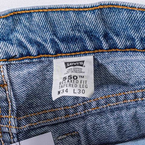 Levi's 550 Relaxed Fit Tapered Leg Jeans Made in USA