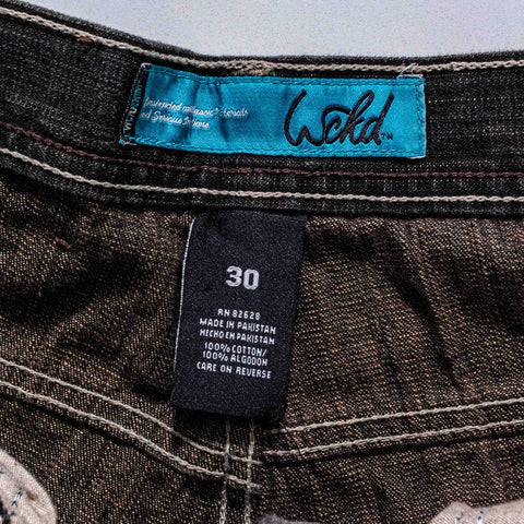 WCKD Denim Wide Leg Baggy Jeans Skater