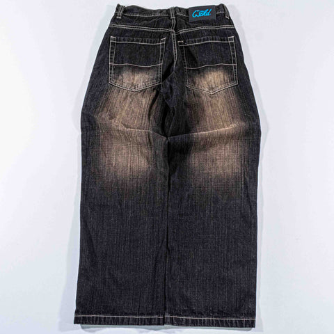 WCKD Denim Wide Leg Baggy Jeans Skater