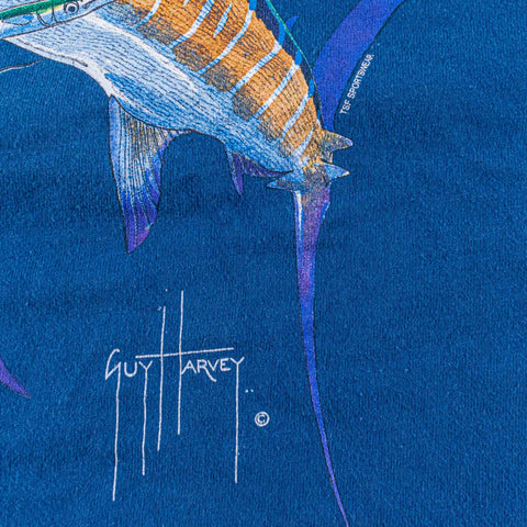 Guy Harvey Marlin Big Print Pocket T-Shirt