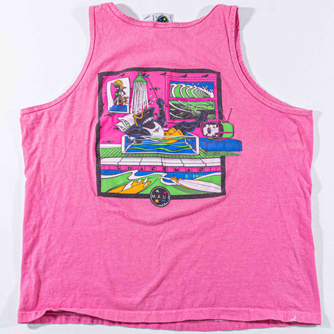Maui & Sons Sharkman Tank Top T-Shirt Sleeveless