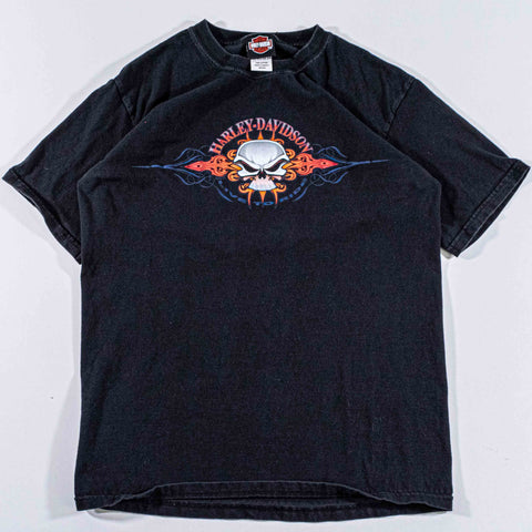Harley Davidson Motorcycles Skull Tribal T-Shirt