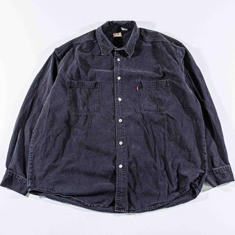 Levis Sun Faded Black Denim Shirt