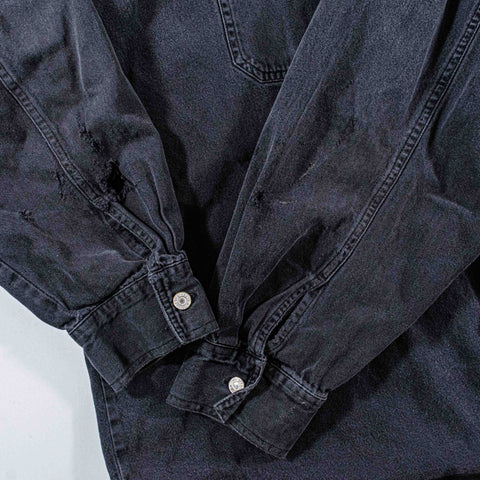 Levis Sun Faded Black Denim Shirt
