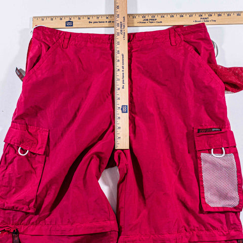 Cargo Parachute Zip Off Baggy Pants