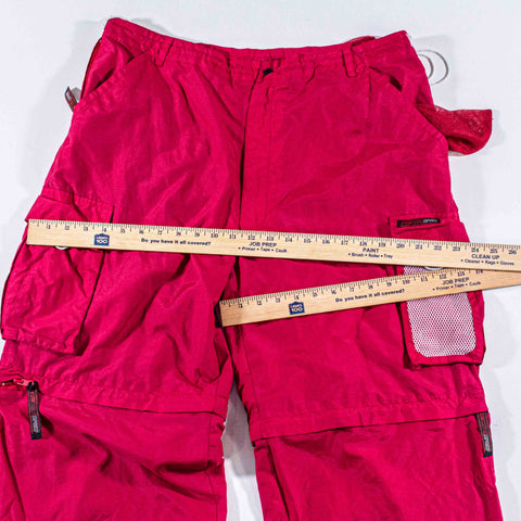 Cargo Parachute Zip Off Baggy Pants