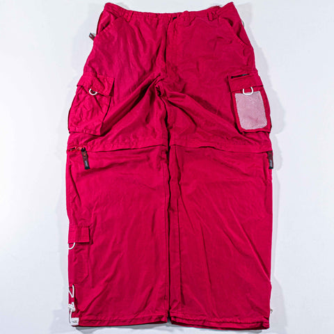 Cargo Parachute Zip Off Baggy Pants