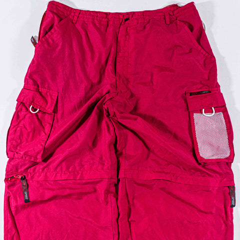Cargo Parachute Zip Off Baggy Pants