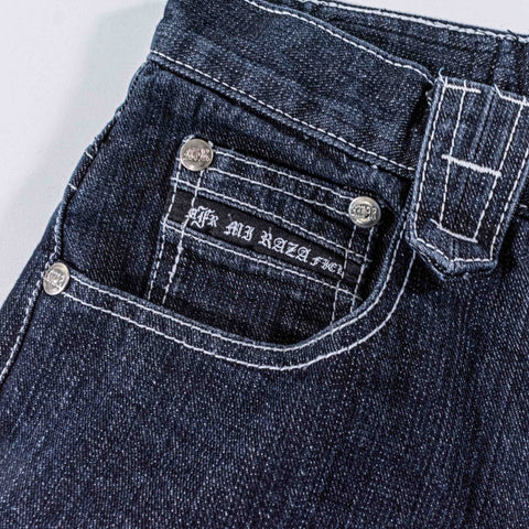 Mi Raza Field Embroidered Baggy Jeans