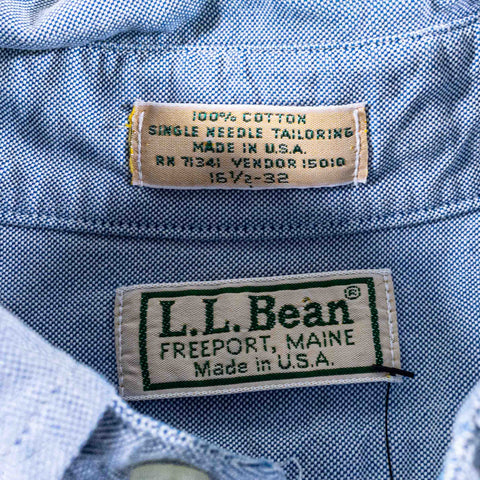 LL Bean Oxford Button Down Shirt