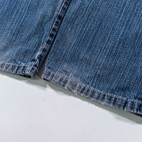 SouthPole Red Tab Baggy Wide Leg Jeans