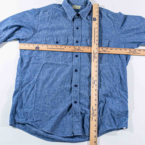 LL Bean Chambray Utility Shirt