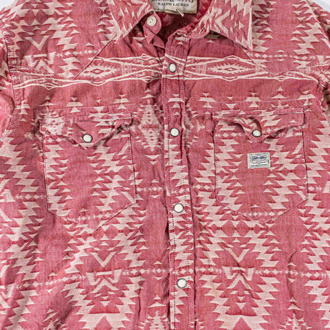 Denim & Supply Ralph Lauren Aztec Pearl Snap Western Shirt