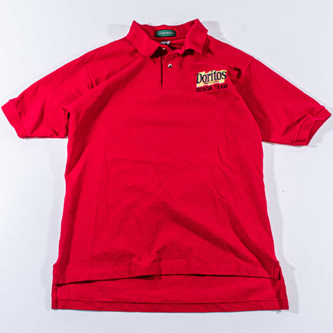 Doritos Tortilla Chips Design Team Polo Shirt Made in USA