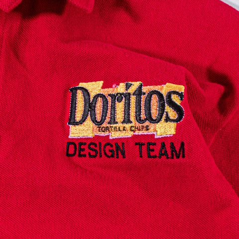 Doritos Tortilla Chips Design Team Polo Shirt Made in USA