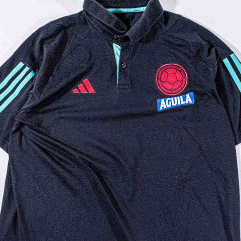 Adidas Colombia Tiro 23 Polo Shirt With Sponsor