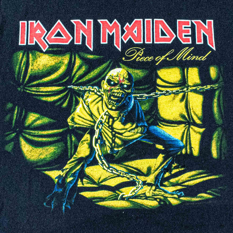 Iron Maiden Piece of Mind Tour Cutoff T-Shirt Double Sided 2005
