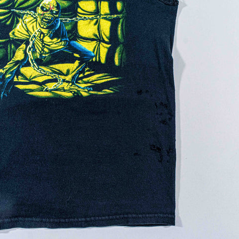 Iron Maiden Piece of Mind Tour Cutoff T-Shirt Double Sided 2005