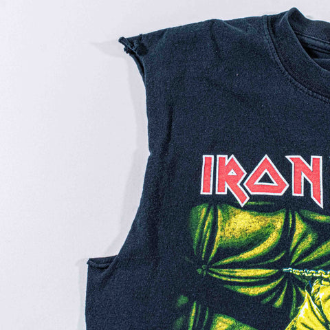 Iron Maiden Piece of Mind Tour Cutoff T-Shirt Double Sided 2005