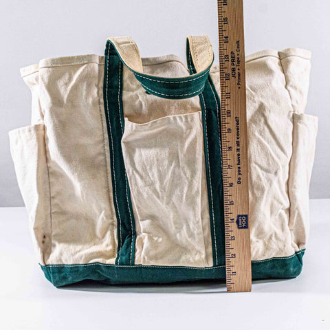 LL Bean Canvas Garden Tote Bag