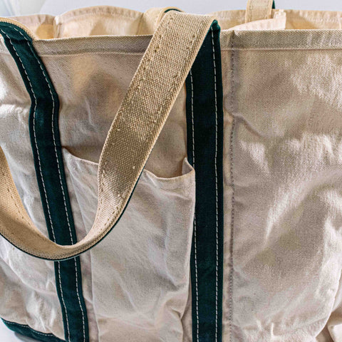 LL Bean Canvas Garden Tote Bag
