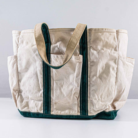 LL Bean Canvas Garden Tote Bag