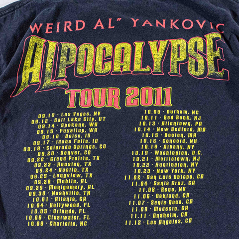 Weird Al Yankovic Alpocalypse Tour 2011 T-Shirt