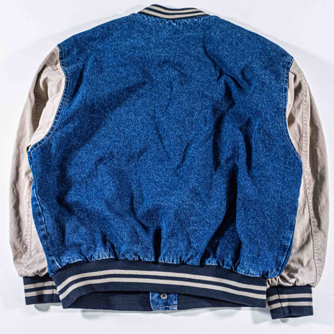 Maxwell House Coffee Denim Varsity Jacket Swingster