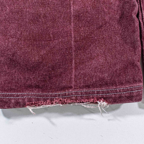 Ozoc Baggy Cargo Dyed Denim Jeans Wide Leg