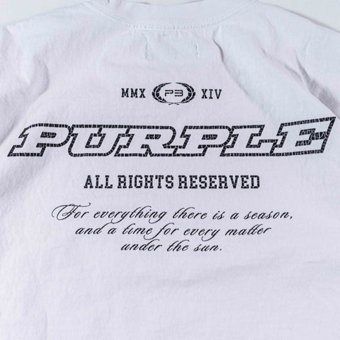 Purple Brand Spell Out Logo T-Shirt