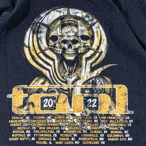 Tool In Concert 2022 Tour T-Shirt Skull
