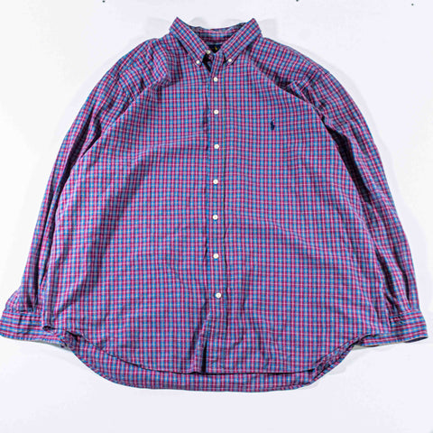 Polo Ralph Lauren Classic Fit Plaid Button Down Shirt Pony