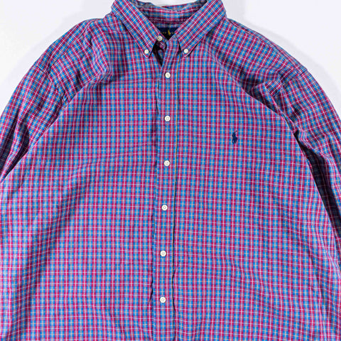Polo Ralph Lauren Classic Fit Plaid Button Down Shirt Pony