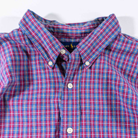Polo Ralph Lauren Classic Fit Plaid Button Down Shirt Pony