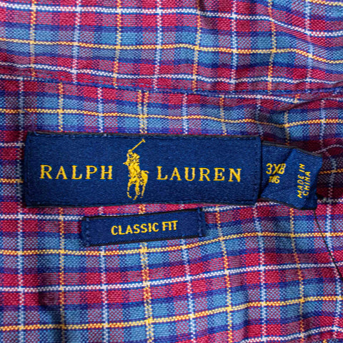 Polo Ralph Lauren Classic Fit Plaid Button Down Shirt Pony